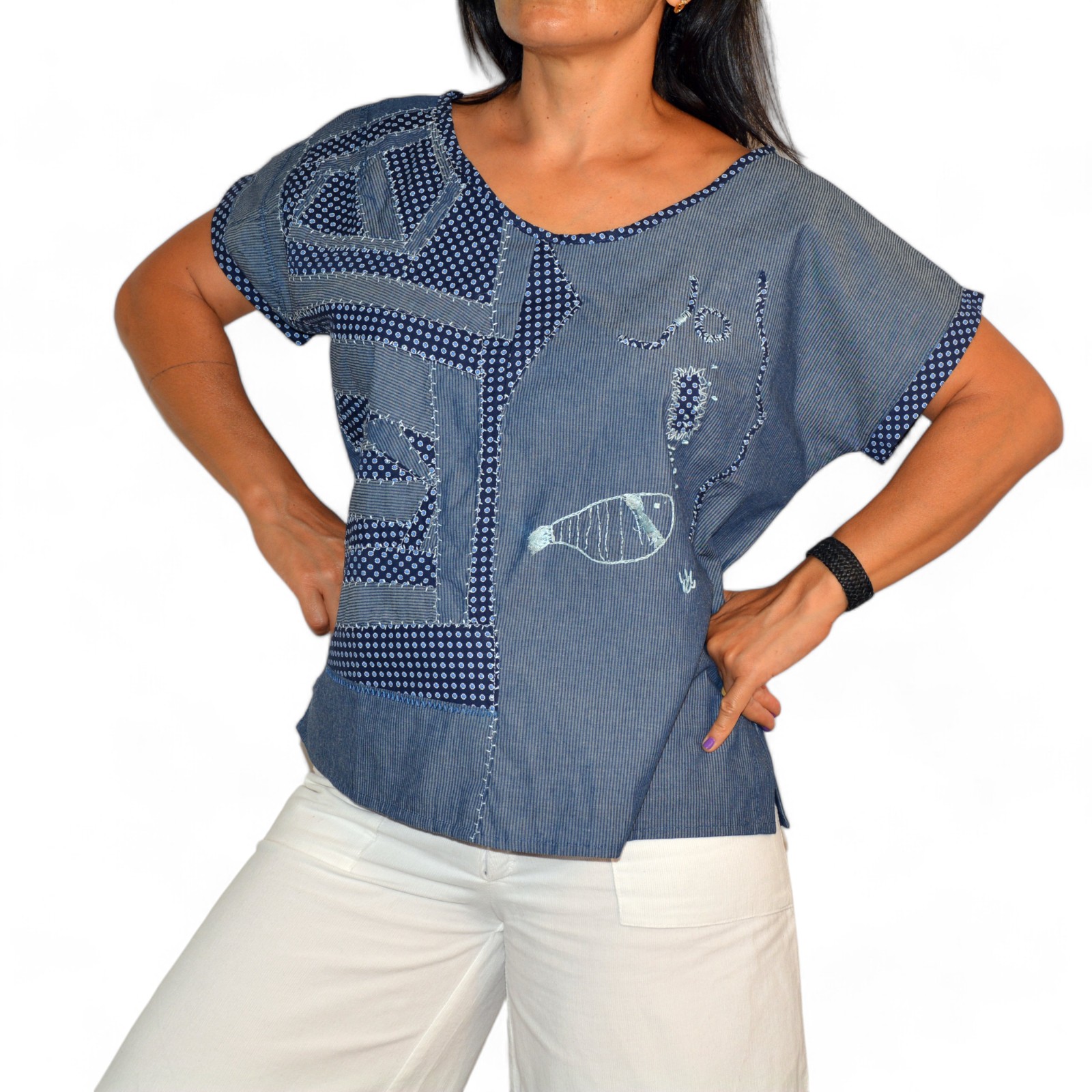 Blusa Azul